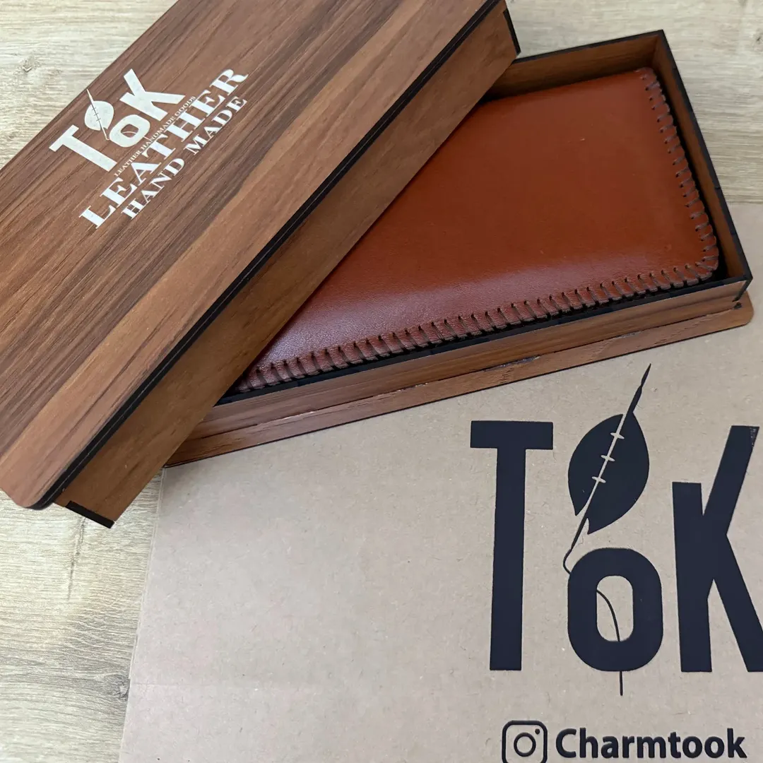 کیف پول چرم گاوی