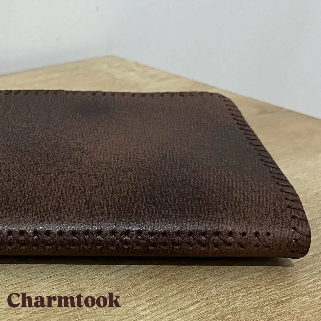 کیف دسته چکی چرم دست رنگ
