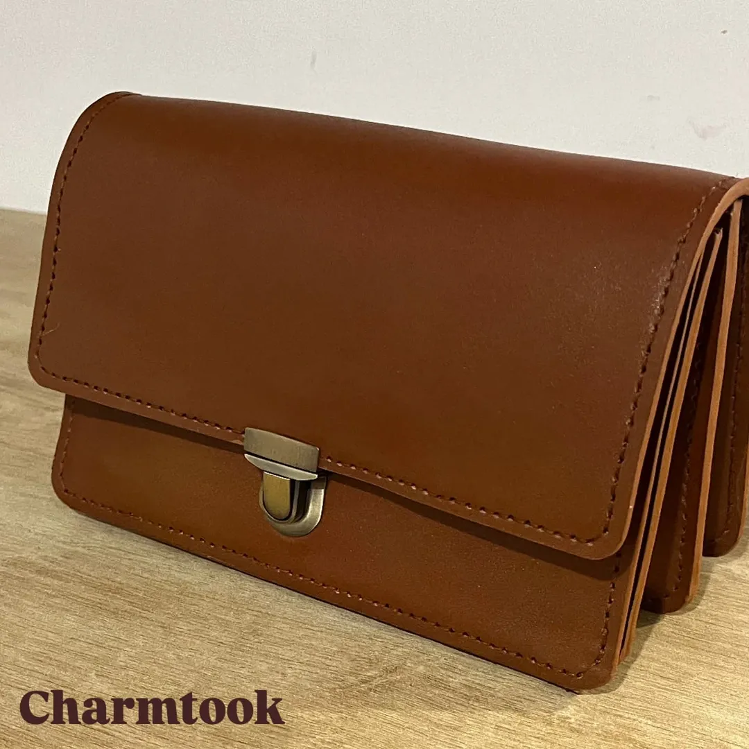 کیف مدارک چرم گاوی