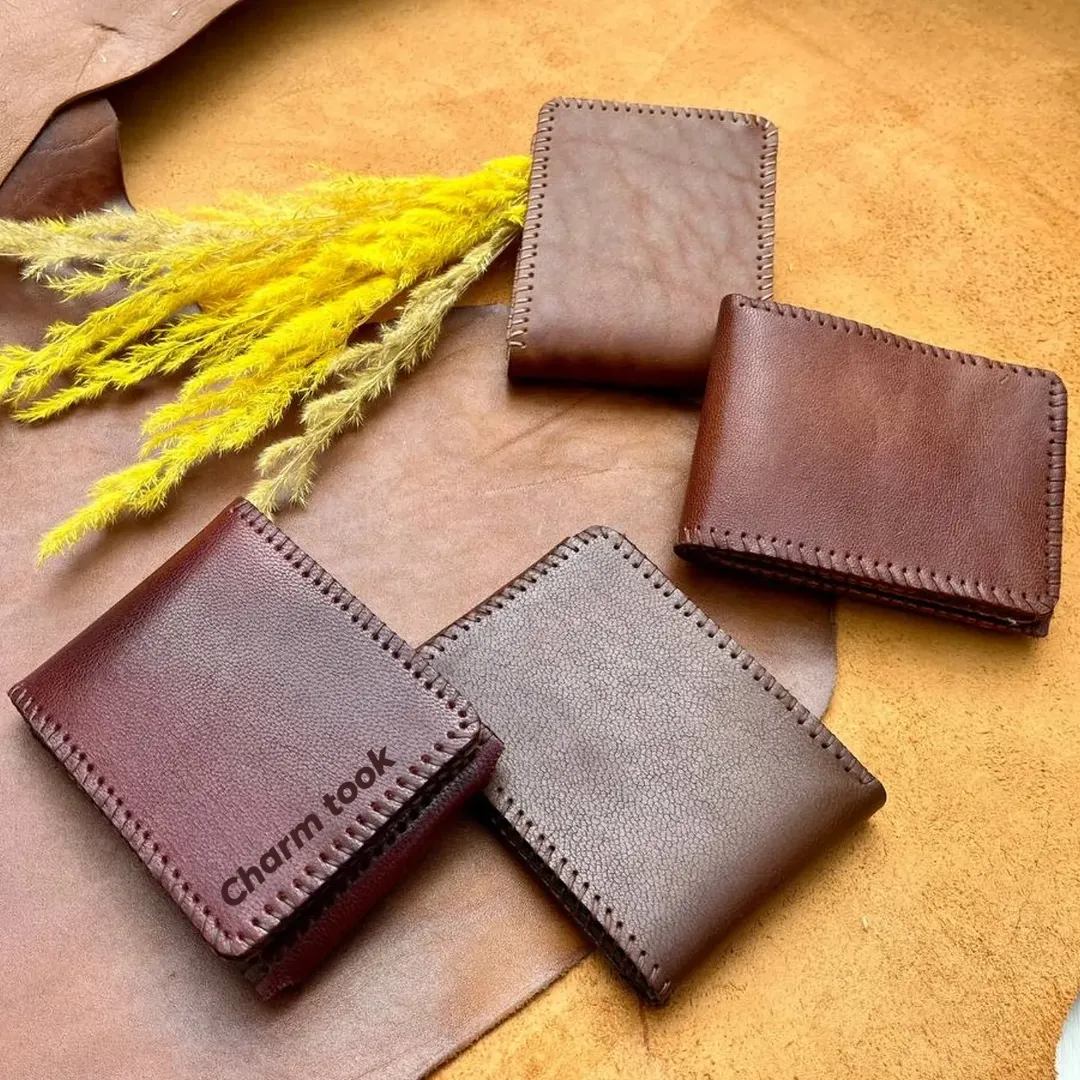 کیف پول مردانه چرم بزی و گاوی